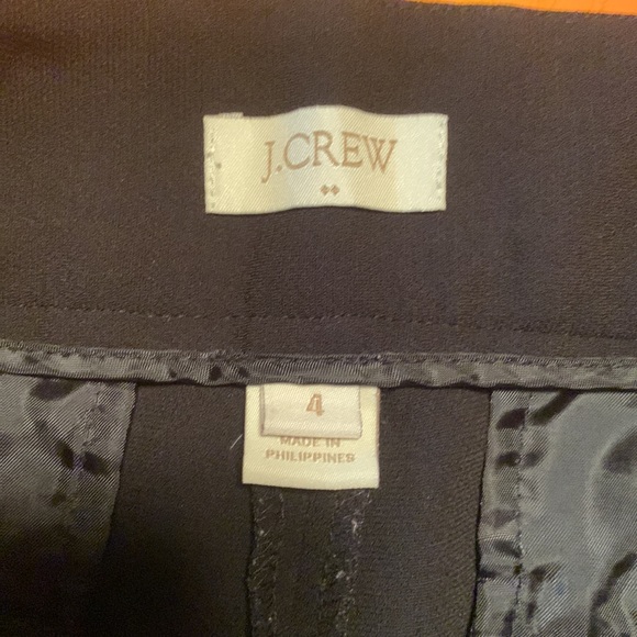 J. Crew Black Drapey Crepe Pants - Picture 8 of 8